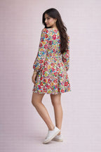 Cotton Flare Mini Dress
