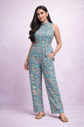 Teal Blue Jumpsuit