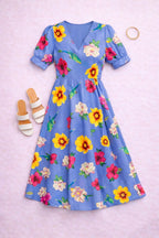 Cotton Summer Midi Dress