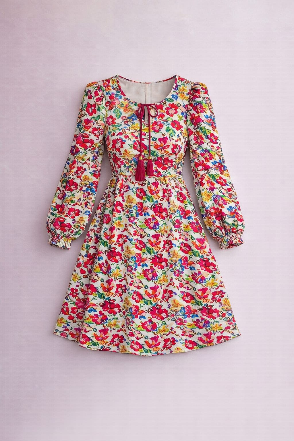 Cotton Flare Mini Dress