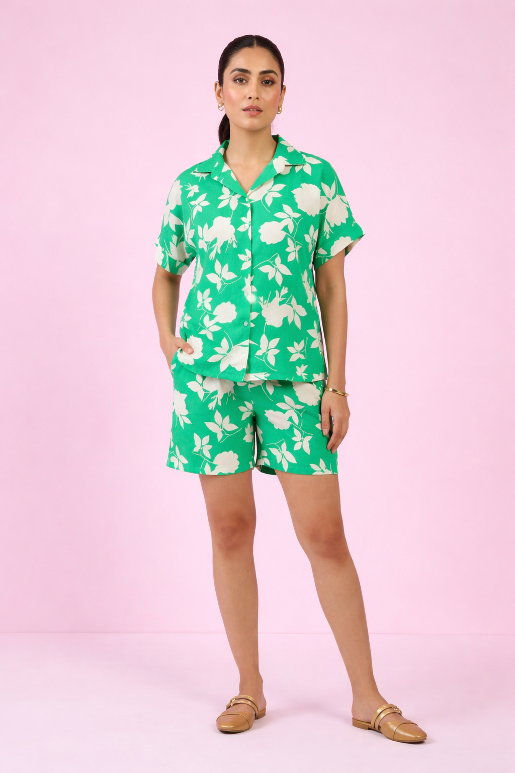 Minty coord set for women – stylish summer casual outfit