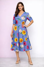 Cotton Summer Midi Dress